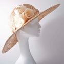 190107 Pedal straw sunhat with roses